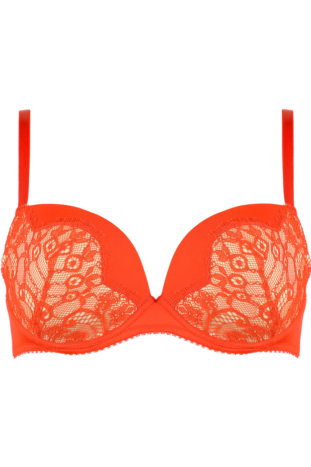 Jolidon French Connection Padded Bra Red Inamorata London