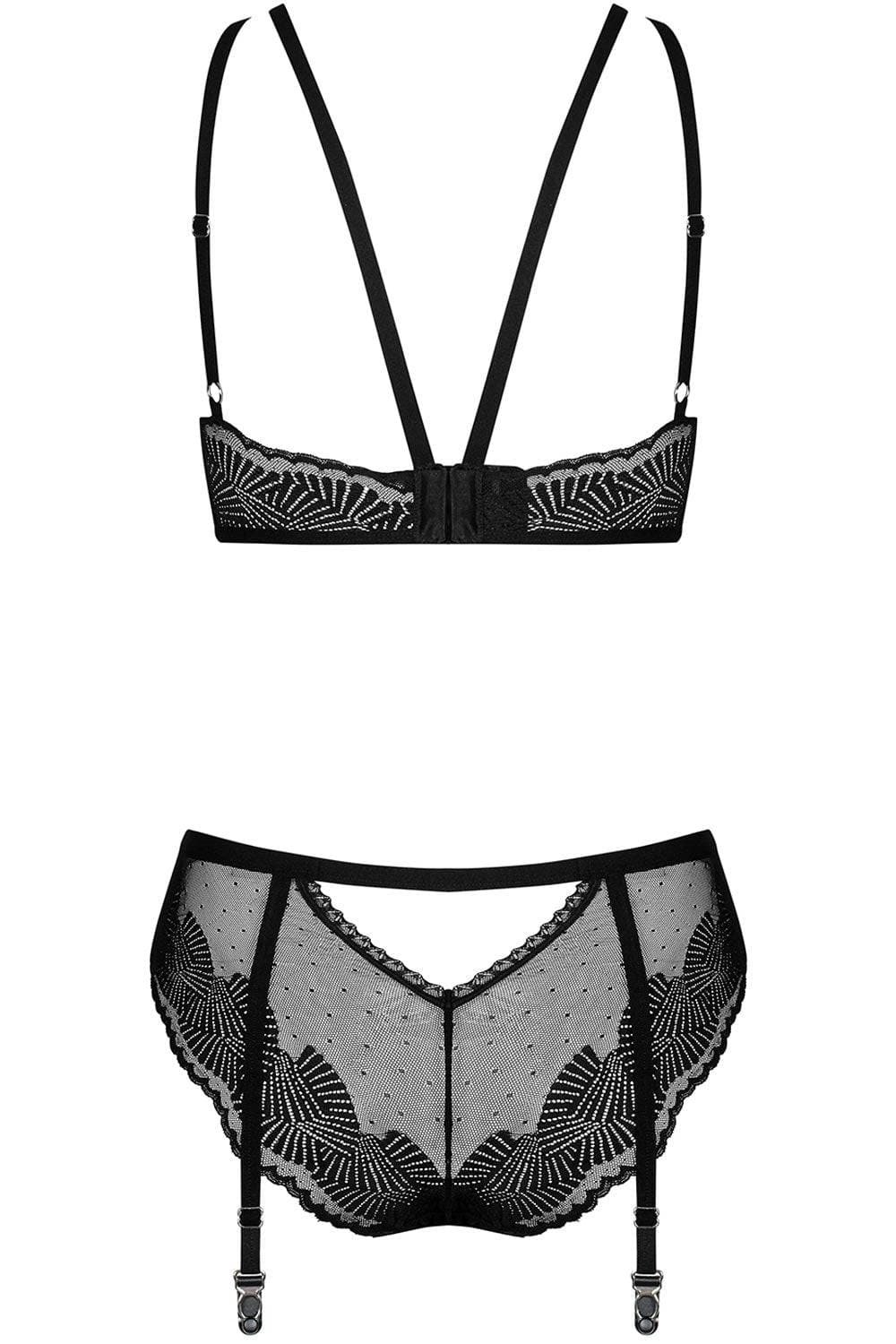 Obsessive Allastia Bra & Suspender Brief