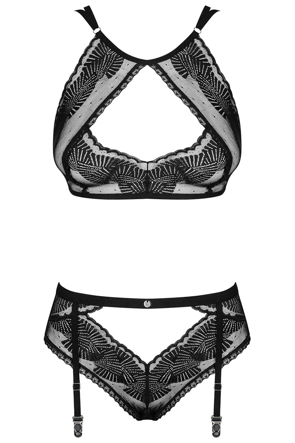 Obsessive Allastia Bra & Suspender Brief