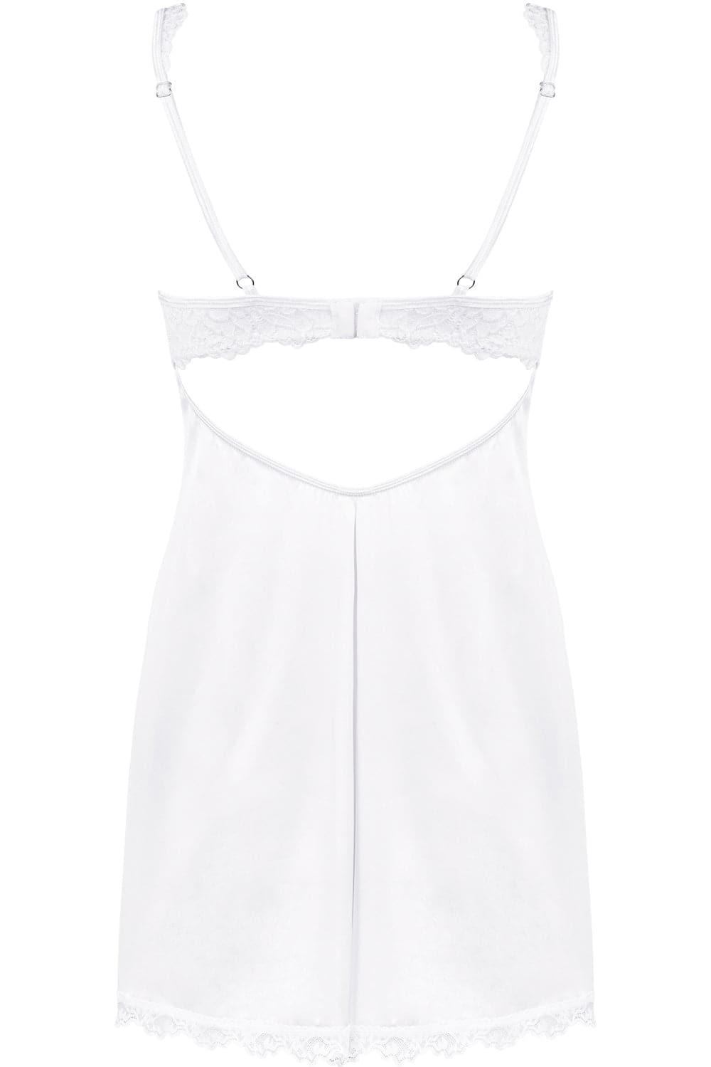 Obsessive Amor Blanco Chemise & Thong White