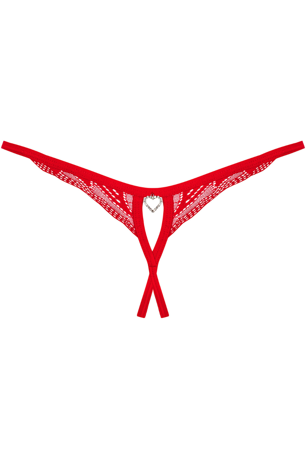 Obsessive Chilisa Crotchless Mini Thong Red