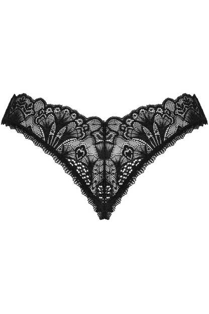 Obsessive Donna Dream Crotchless Thong Black