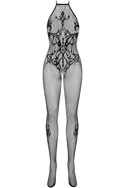 Obsessive G308 Crotchless Halterneck Bodystocking Black