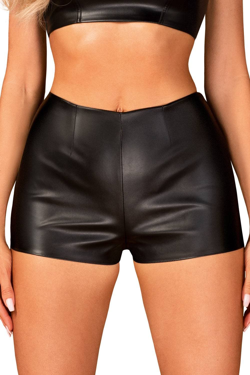 Obsessive Hermeza Wetlook Shorts Black