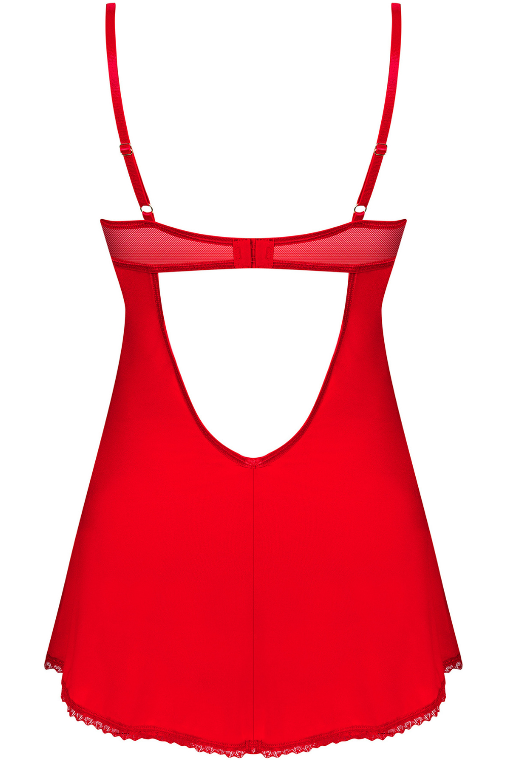 Obsessive Ingridia Chemise & Thong Set Red