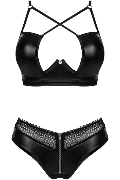 Obsessive Norides Wire Bra & Brief Black