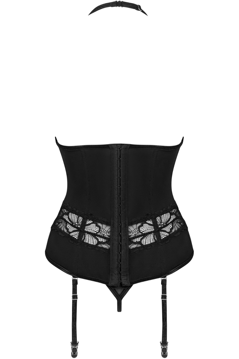 Obsessive Serafia Corset & Thong Black