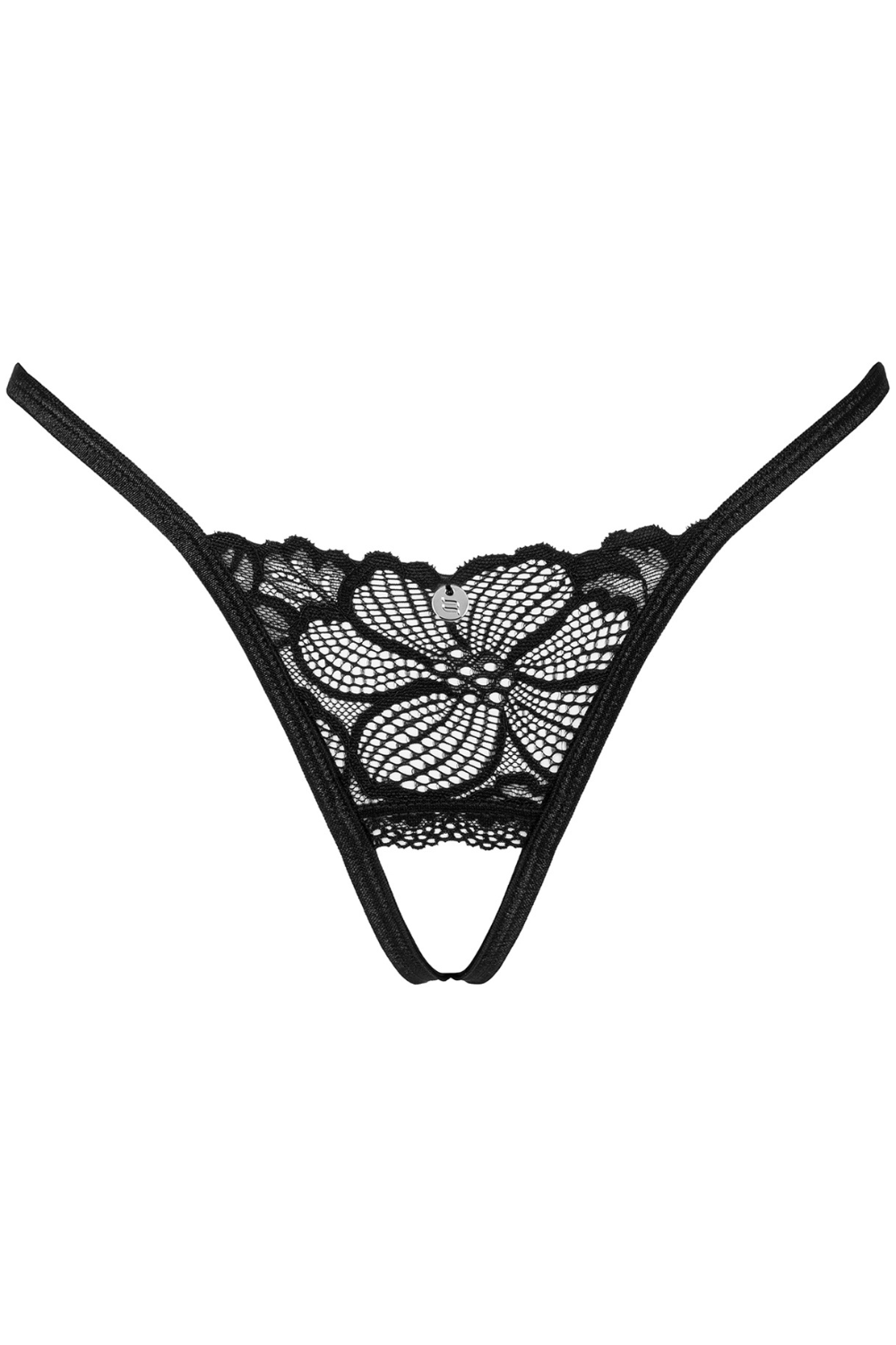 Obsessive Serafia Crotchless Thong Black