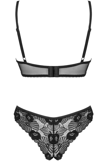 Obsessive Serena Love Underwired Bra & Brief Black