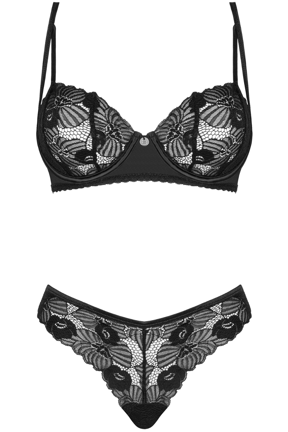 Obsessive Serena Love Underwired Bra & Brief Black